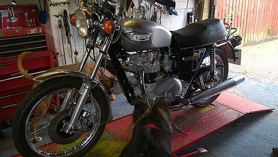 A bonny bike that someone had spent a lot of money refurbishing